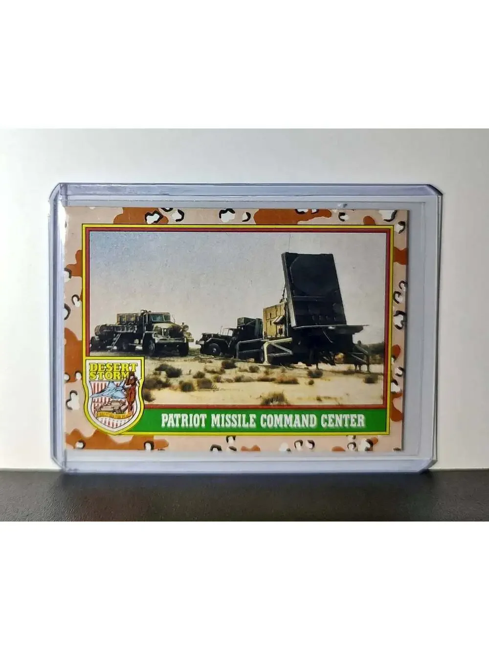 Patriot Missile Command 1991 Topps Desert Storm #77 Card